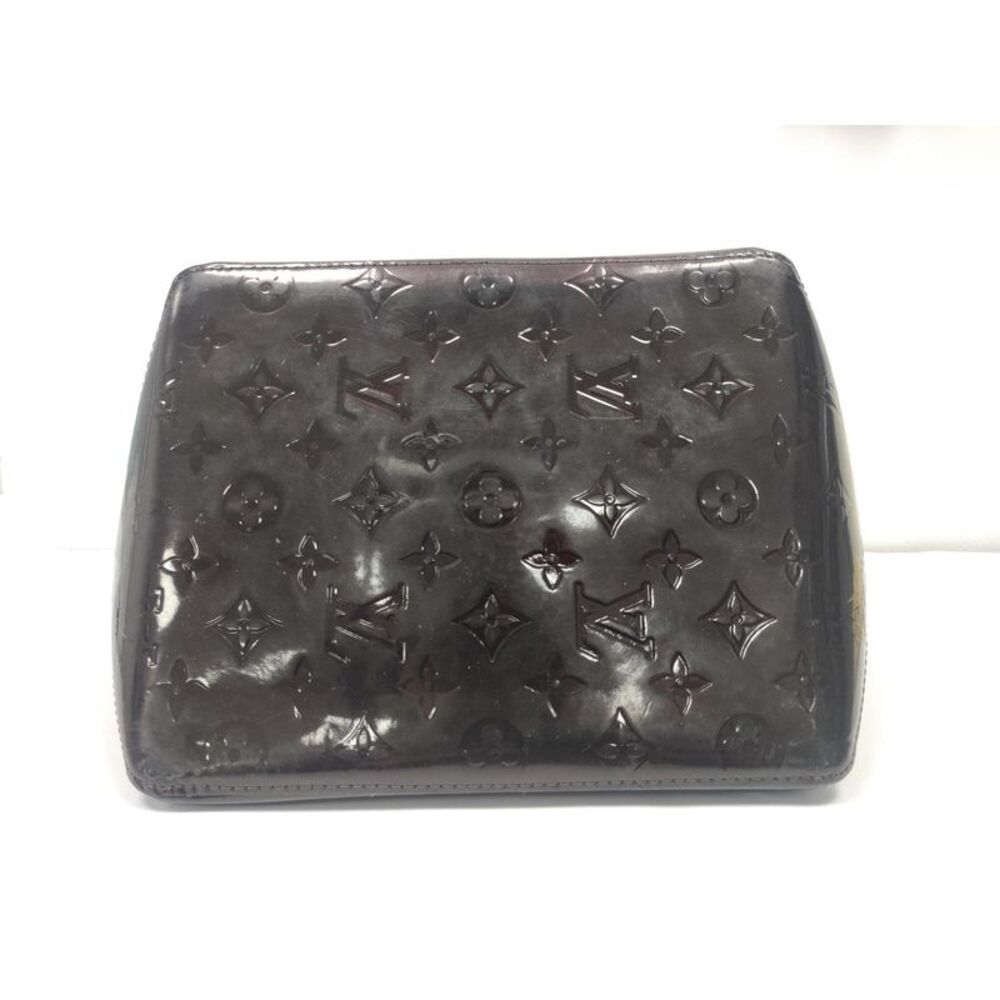 Louis Vuitton PM Bellevue Vernis Monogram Handbag in Black Leather - Picture 7 of 12